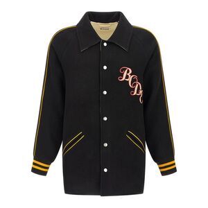 Bode Men's Monogram Snap Reversible Jacket